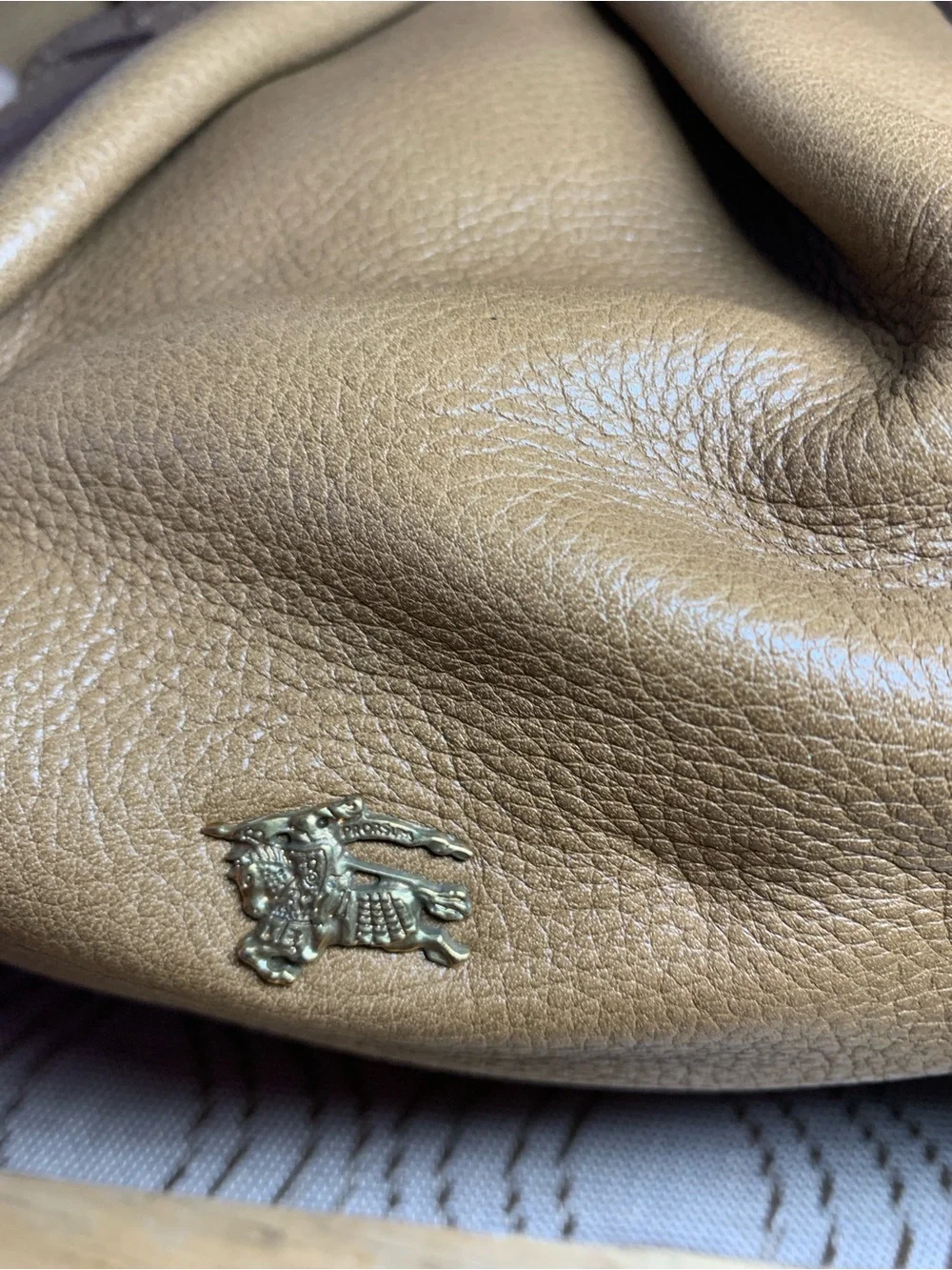 Classic Tan Leather Women's Satchel
